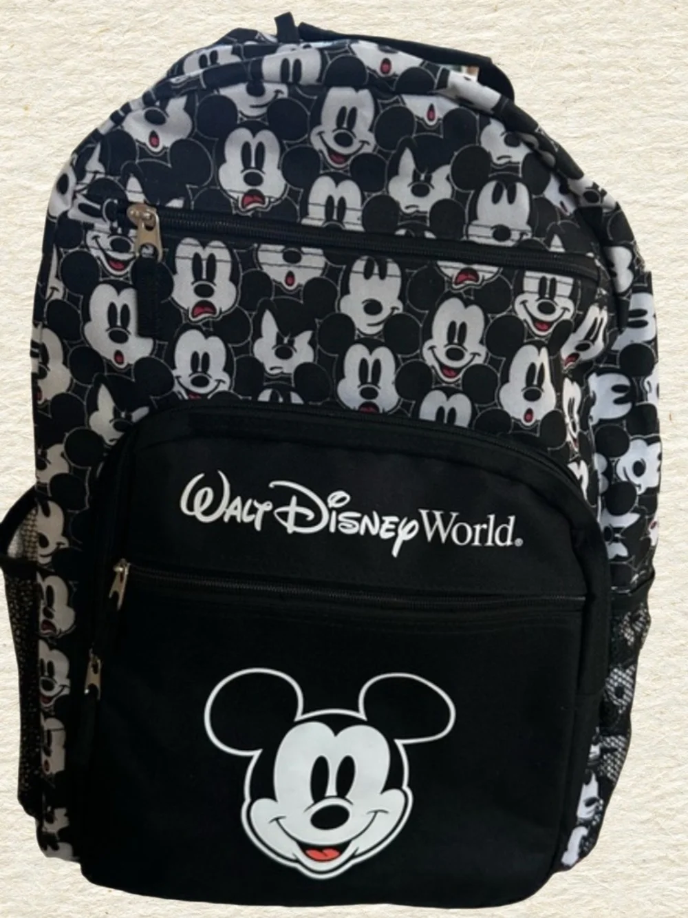 Disney Parks Walt Disney World Mickey Mouse All Over Print Backpack